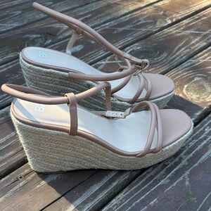 BP Women's Nude Wedge Sandals
